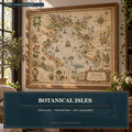 Elvorain™ Botanical Isles Map Art Print