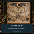 Elvorain™ Eclipse Atlas Map Art Print