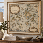 Elvorain™ Pearl Archipelago Map Art Print
