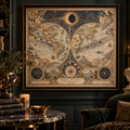 Elvorain™ Eclipse Atlas Map Art Print